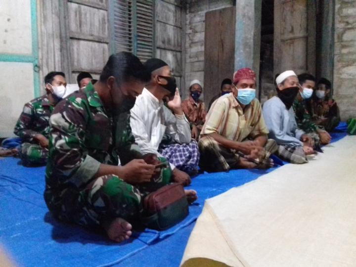  Satgas TMMD 110 Kodim Bojonegoro Ikuti Tahlil Rutin